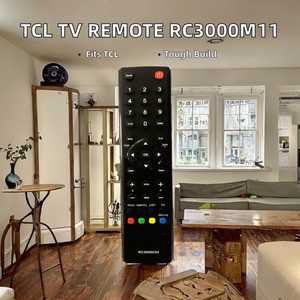 TCL сменный пульт дистанционного управления для телевизора черного цвета 3000M11 с фиксированной функцией кодовой кнопки - Product Image 2
