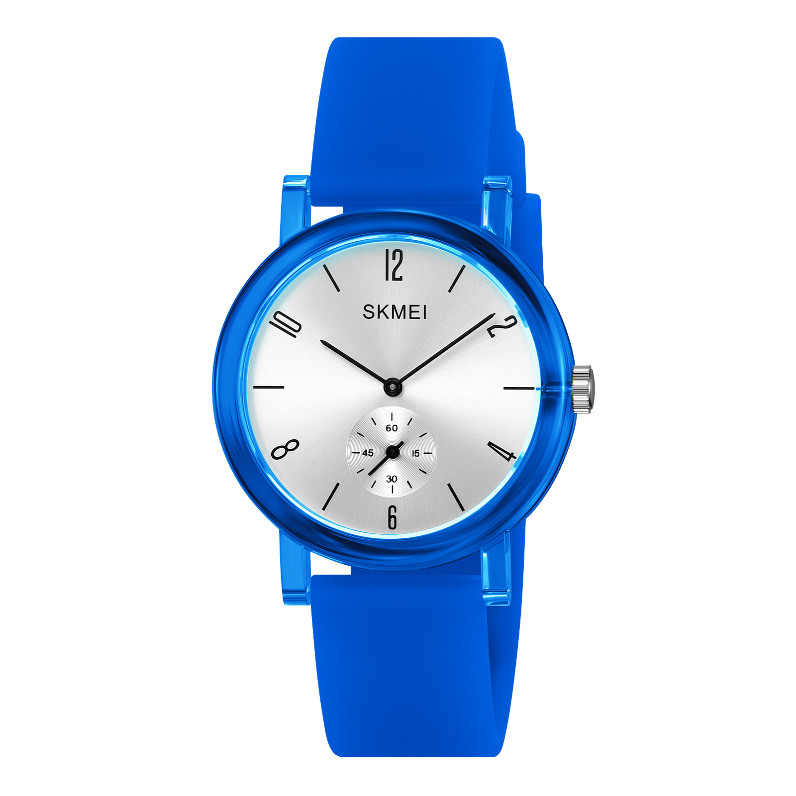 Bleu transparent