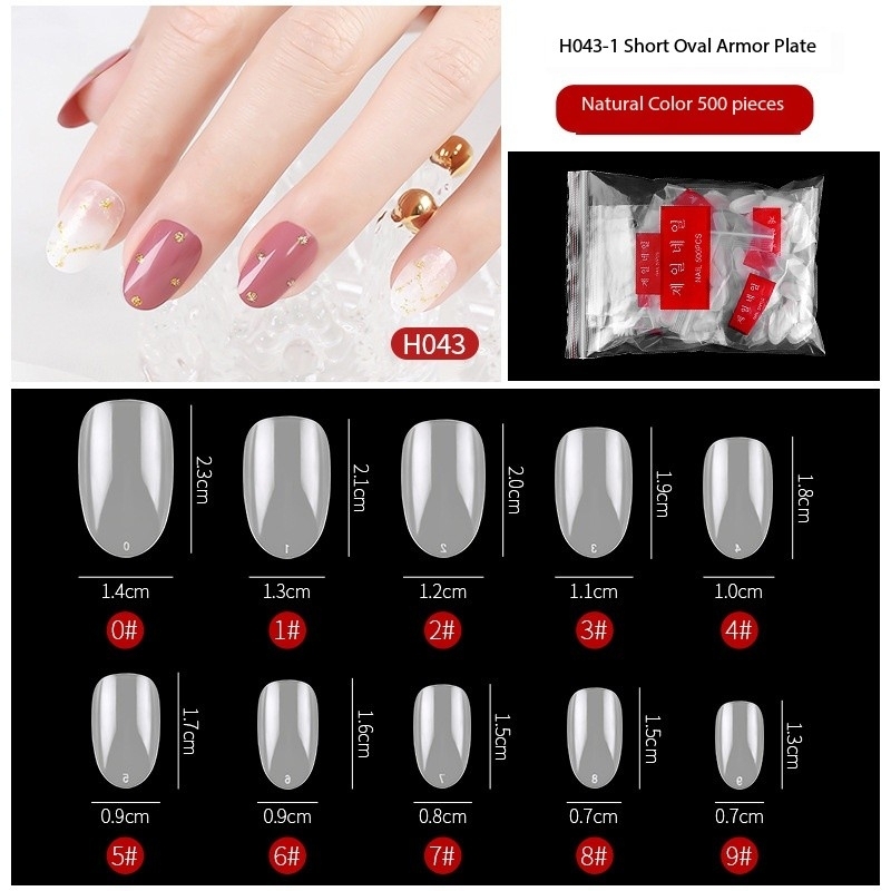 H043-1#short oval natural color-01