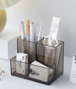 Hiện Đại Xách Tay Acrylic Lưu Trữ Trong Suốt Hộp Máy Tính Để Bàn Tổ Chức Container Nhà Máy Bán Buôn Bán Hàng - Product Image 6