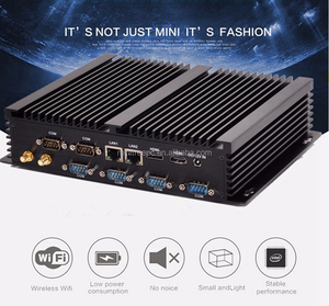 Lüfter loses Gehäuse aus Aluminium legierung x86 Motherboard-Gehäuse an Bord i5 4200u i7 4500u SIM-Steckplatz 4G-Modul DDR3 robuster Industrie computer - Product Image 5