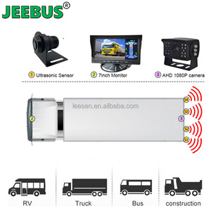 Heavy Duty Truck Bus Vehicle Backup Car Camera 7inch <strong>LCD</strong> Monitor Kit with 24V Parking <strong>Sensor</strong> Ultrasonic Detection Spot Blind - Product Image 3