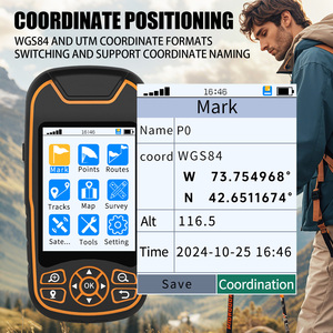 A8 <strong>GPS</strong> Handheld Navigator, Multi-GNSS Support, Rugged Waterproof Button-Operated Handheld <strong>GPS</strong> With Preloaded USA Basemap - Product Image 4