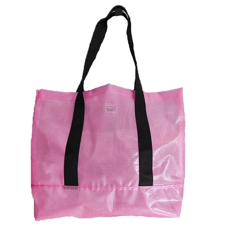 Borsa Shopper a tracolla trasparente in PVC impermeabile a buon mercato borsa da donna con fettuccia personalizzata per adolescenti borsa da spiaggia estiva trasparente
