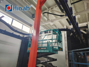 <strong>Conveyor</strong> Transport System with Chain for Powder Coating Line <strong>Loading</strong> <strong>Unloading</strong> Lift Equipment - Product Image 4
