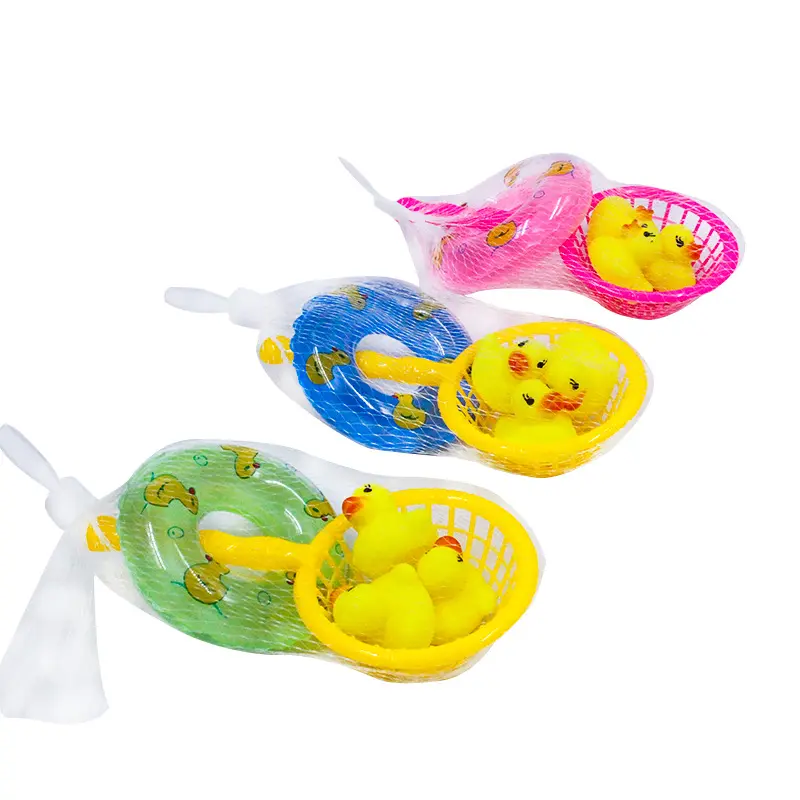 Küçük sarı ördekler su oyuncakları bebek erkek ve kız tutam banyo yüzme oyuncak seti