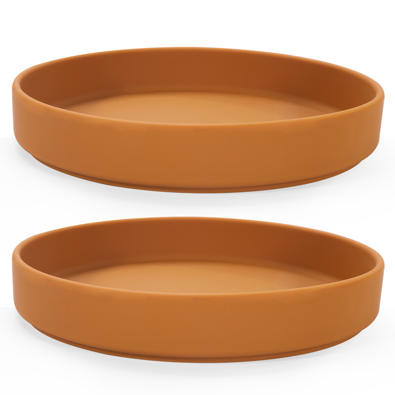 Training plate - brownish-yellow