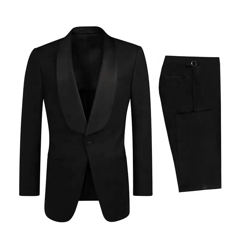 Nuovo ultimo disegno Tuxedo Slim Fit Uomo Vestito di affari uomo migliore del vestito da sposa vestito per gli uomini