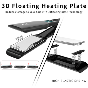 Professional for Titanium Hair Straightener Touch Screen 230 C 455 Degrees Flat Iron MCH Ceramic Electric for RV Use Household - Product Image 2