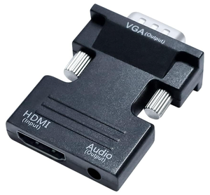 1080p HDMI-Buchse zu VGA-Stecker mit 3,5-mm-AUX-Audiokabeladapter 1080P-Videoausgang für PC-Laptop-TV-Monitor - Product Image 3