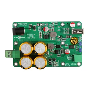 ラズベリーパイと組み込みシステム用の新しいスーパーキャパシターベースのUPS電源、7-24v入力、5vまたは12v出力カスタム - Product Image 1