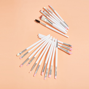 20pcs Small Portable Synthetic Hair Makeup <strong>Brushes</strong> Set Suitable for Foundation Powder Foundation Eye Shadow Makeup <strong>Kit</strong> - Product Image 6