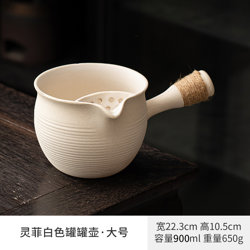 Hervidor Lingfei de 900 ml - Blanco Dulce