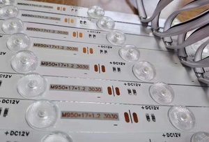 แถบไฟ LED SMD3030ไม่มีการสั่นไหว12 LEDs,แถบไฟ LED สะท้อนแสงแบบกระจายคู่สำหรับกล่องไฟโฆษณา - Product Image 4
