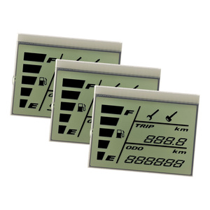 Su misura ad alte prestazioni 7 segmenti Anti-abbagliamento schermo moto contachilometri LCD moduli SJXDGW030 HTN positivo ad alto costo - Product Image 1