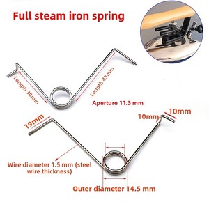 Kéo tay lớn và nhỏ sắt mùa xuân cờ lê đầy đủ hơi nước sắt công tắc áp lực may thép cuộn phục hồi phụ kiện Xoắn - Product Image 3