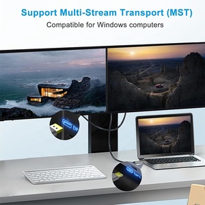 1M 2M 3M USB C to DP Cable 8K USB-C Displayport Cable USB Type C to UHD 8K Displayport DP 1.4 8K60Hz Cable for Macbook