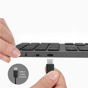 2.4G Bluetooth Numpad Ultra-sottile Wireless Numpad USB ricaricabile tastierino numerico K35 per la tastiera digitale finestra Android IOS