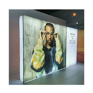 TianLang Fabric Graphic Aluminum Alloy <strong>Frame</strong> Portable <strong>Pop</strong> <strong>up</strong> SEG Light Box Backlit Backdrop Wall <strong>Display</strong> - Product Image 1