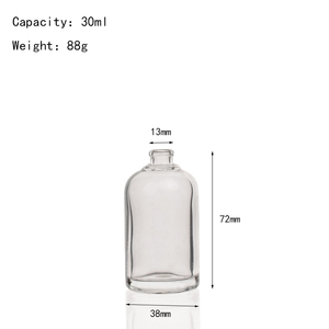 En sıcak satış 30 50 100ml yuvarlak şekil boş lüks parfüm sprey şişe cam - Product Image 6