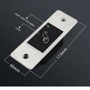 Cerradura de puerta de Metal RFID, escáner de Control de acceso de huella dactilar, 800 usuarios, minilector de huellas dactilares impermeable IP66 - Product Image 6