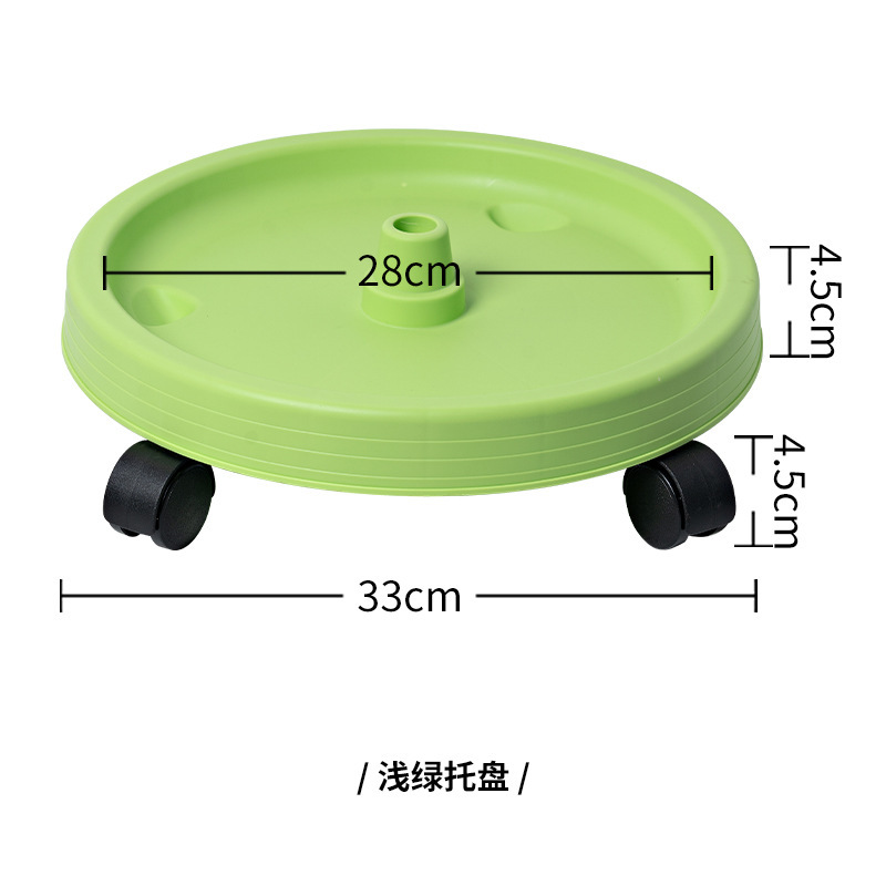 Light green tray