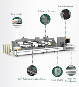 JQLASER 3000W <strong>Auto</strong> <strong>Loading</strong> <strong>Unloading</strong> Laser Tube Pipe Cutter Metal Aluminum Tube Laser Cutting <strong>Machine</strong> - Product Image 3