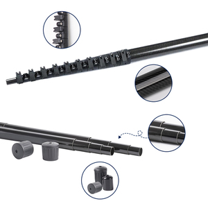 40ft siêu nhẹ sợi carbon nước ăn cực 24T 12M Công cụ làm sạch cửa sổ bảng điều khiển năng lượng mặt trời có thể điều chỉnh công cụ làm sạch kính thiên văn - Product Image 5