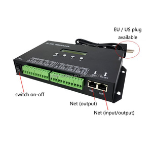 H807SA DMX512 LED-Controller 8-Kanal Artnet DMX zu SPI RGB IC Pixel Programmier barer LED-Controller mit SD-Karte