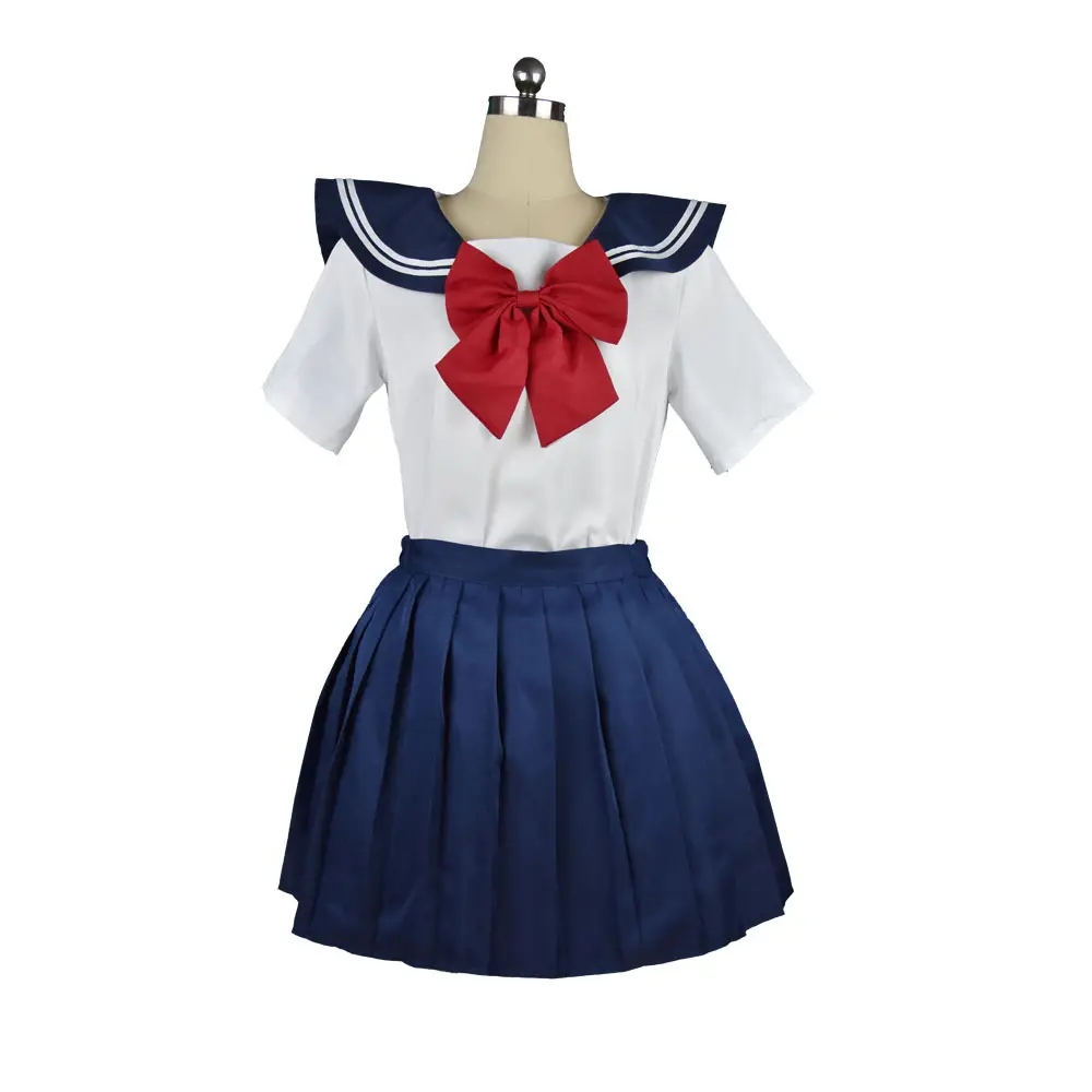 JK Woman School Uniform High School Sailor Navy Cosplay Costumes Japanese Korean Student Version JK Suit Girls Pleated Skirt