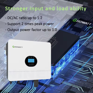 Growatt 3.5kw Panel solar Char Controller 100a Mppt Grid Hybrid Solar Power Inverter 48V Entrada 230V Salida 80a DC/AC Inversor - Product Image 4