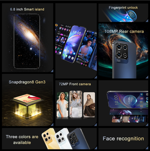 Fabrika toptan yeni Note30 Pro ProMAX 8 256 Transsion modeli HD 7 inç Android12 çift kart çift HD ekran akıllı telefonlar - Product Image 4