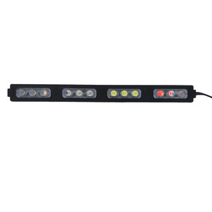 源工厂DC12V/24v发光二极管12灯红色蓝色闪光模块注塑塑料警示灯，用于卡车摩托车信号高 - Product Image 2