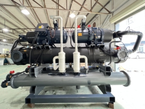 560HP <strong>Big</strong> Cooling Capacity Factory <strong>Water</strong> Cooled Double -Head Screw <strong>Chiller</strong> for Injection Machine