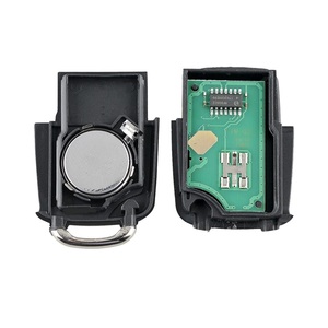 กุญแจรีโมทรถยนต์พับได้2ปุ่มสำหรับเปลี่ยน VW Golf POLO Passat Skoda 433MHz ชิป ID48 1J0959753AG กรอบกุญแจ OEM - Product Image 3