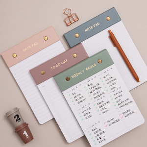 Bloc de notas de lista de tareas recargables de hojas sueltas impresas con logotipo personalizado del fabricante líder, notas adhesivas y blocs de notas de regalo - Product Image 2