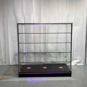 4ft khói cửa hàng trưng bày với hộp đèn đầy đủ tầm nhìn kính hiển thị tủ có thể khóa vitrine hiển thị trường hợp cửa hàng thuốc lá hiển thị - Product Image 6