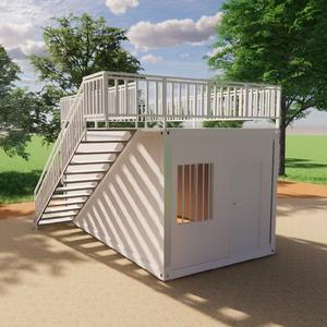 Construção rápida Double Layer Container House para acampamentos ao ar livre Instalação simples isolada - Product Image 4