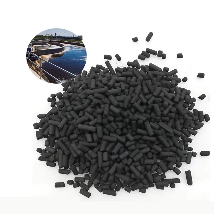 4mm Pellets Extruder Coal Air Purifier Remove Ammonia Activated Carbon