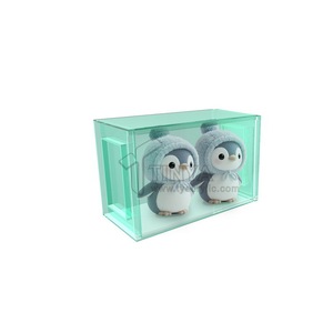 Espositore acrilico impilabile personalizzato per figure di Labubu ripiano di assemblaggio modulare Pop Mart da collezione - Product Image 4