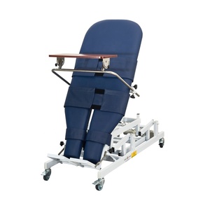 Cổ điển màu xanh biến Chiều cao nghiêng bảng điện <span class=keywords><strong>hi</strong></span>-thấp trẻ em nghiêng bảng cho phục hồi chức năng trị liệu giường với dây đai - Product Image 2