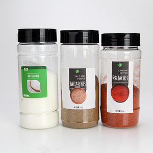 無料サンプルプラスチックPETペッパーパッキングシェーカープラスチックスパイスジャー/塩コショウ容器400mlスパイスシェーカー - Product Image 5
