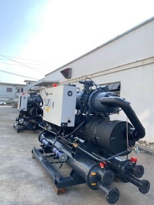 560HP <strong>Big</strong> Cooling Capacity Factory <strong>Water</strong> Cooled Double -Head Screw <strong>Chiller</strong> for Injection Machine