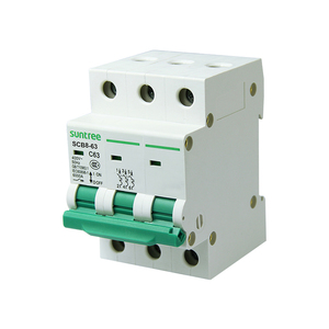 Suntree מפעל אספקת SCB8-63 סוג מפסקי חשמל 2 מוט MCB 230/400V AC מיני מפסק בית משמש 400v mcb