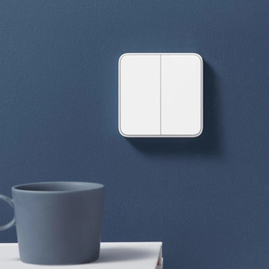 Mijia สวิตช์ไฟติดผนังรุ่น Wi-Fi ตัวเชื่อมต่อสมาร์ทใช้งานได้กับแอป mihome สวิตช์ติดผนังอัจฉริยะสวิตช์แบบสด