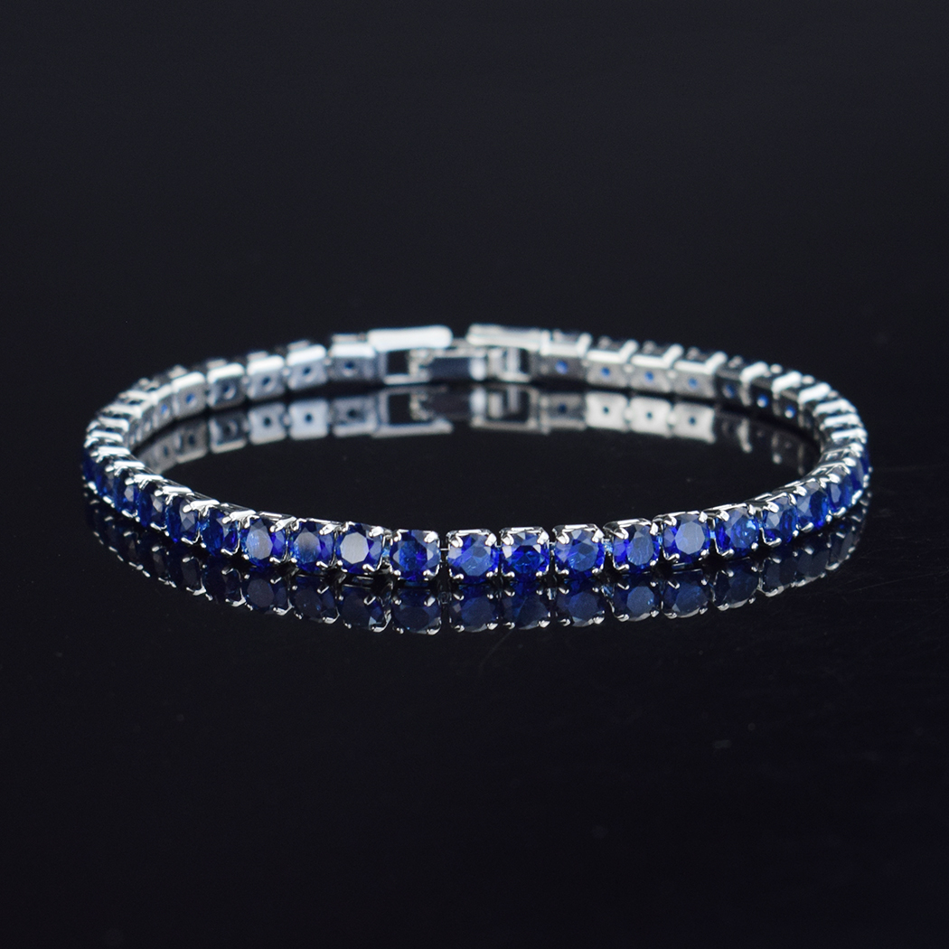 Bleu foncé-ARGENT