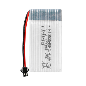 Nhà máy 3.7V 650mAh 852540 25C Li-ion pin cho mô hình kim loại Kid máy bay đồ chơi pin cho Drone - Product Image 6