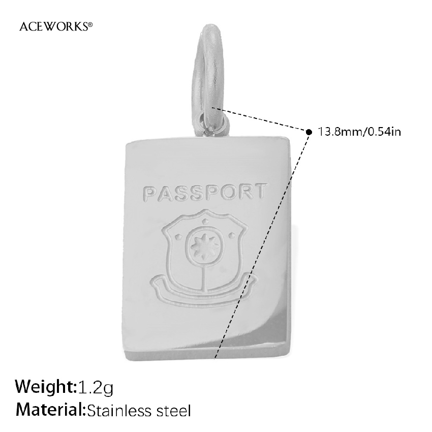 Breloque Passeport Argent