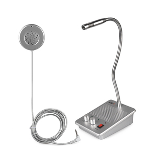 Sistema de altavoz bidireccional, intercomunicador con micrófono de doble vía, contador de banco, Anti-interferencia, sin ruido, para ventana - Product Image 4