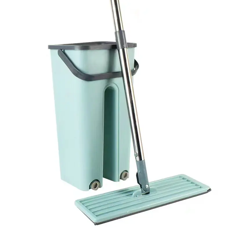 Espremer Mop e balde de mão de aperto Magic Free Cleaning Mop Fácil Lavar Mop Microfiber Rag